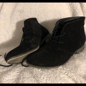 Black ankle boots